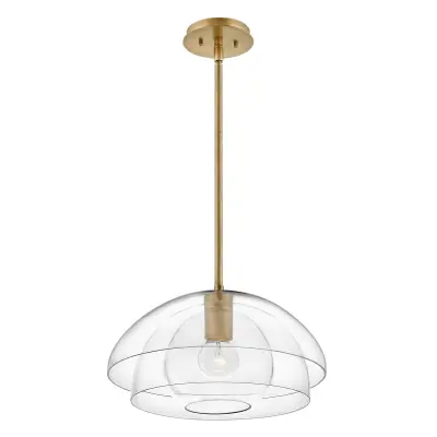 Quintiesse Hinkley Lotus Viseča stropna svetilka Heritage Brass