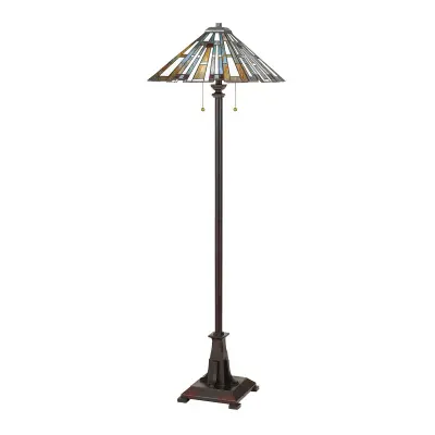 Elstead Quoizel Maybeck Talna svetilka Tiffany Valiant Bronze