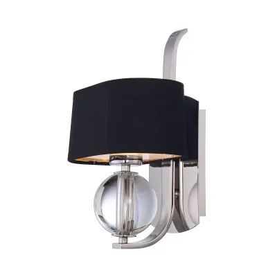 Elstead Gotham Notranja stenska svetilka z 1 lučjo, Imperial Silver, G9