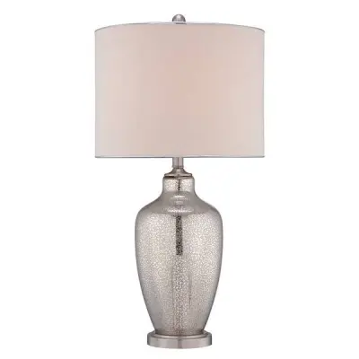 Elstead Nicolls Namizna svetilka z 1 lučjo, živo steklo, E27