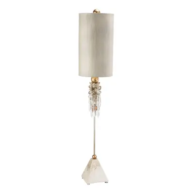 Elstead Madison 1 namizna svetilka z napisom "Light", E27