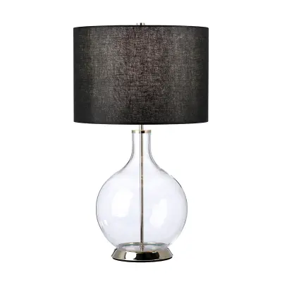 Elstead Orb Namizna svetilka z okroglim senčnikom, polirani nikelj