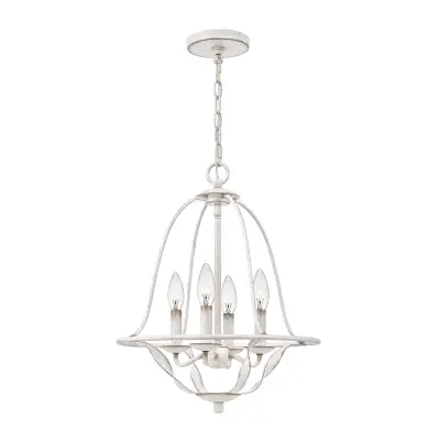 Elstead Quoizel Bradbury Večkraki lestenec, antično bel