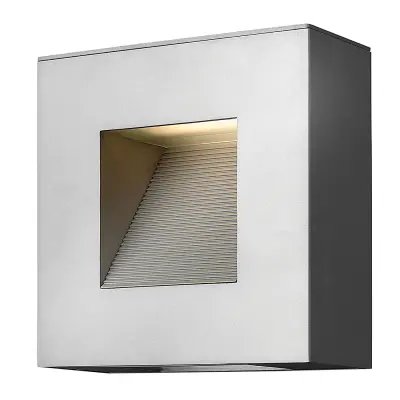 Elstead Luna LED zunanja stenska svetilka z 2 lučema, titanova IP44