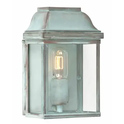 Elstead Victoria 1 zunanja stenska svetilka Verdigris IP44, E27