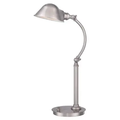 Elstead LED namizna svetilka s 7 lučmi, brušen nikelj