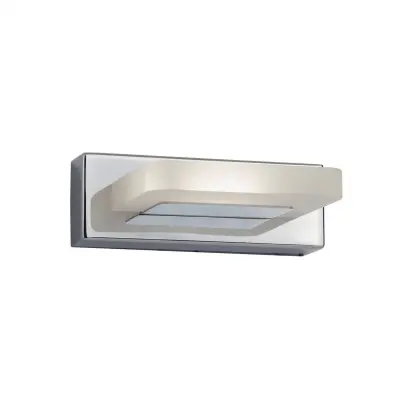 Searchlight Vgrajena LED stenska svetilka z 1 lučjo, kromirana, matirana
