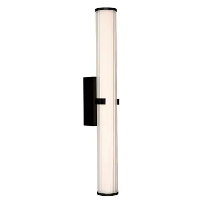 Searchlight Clamp Črna LED stenska svetilka 23W. IP44.