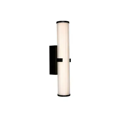 Searchlight Clamp Črna LED stenska svetilka 18W. IP44.