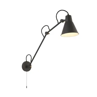 Searchlight Swing Arm Stenska svetilka Siva kovina