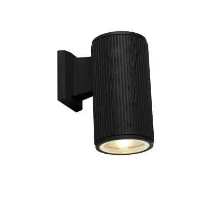 Searchlight Outdoor Stenska svetilka za verando z 1 lučjo - črna s prozornim steklenim difuzorjem