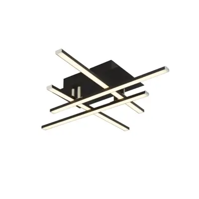 Searchlight Matrix Vgrajena LED vgradna svetilka s 4 lučmi, črna