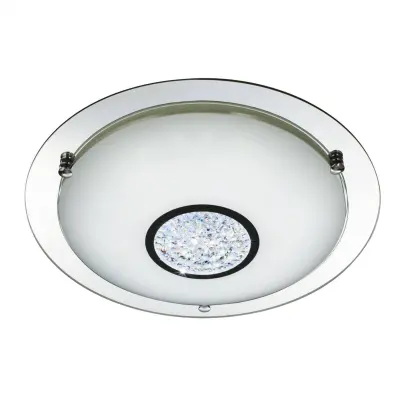 Searchlight Bathroom Vgrajena LED kopalniška stropna svetilka, kromirana, ogledalo IP44