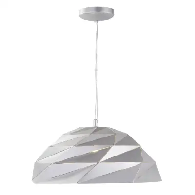 Searchlight Origami 1 obesek za svetilko, srebrn, E27