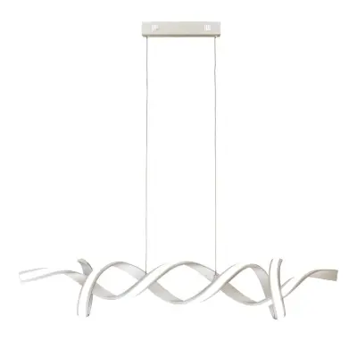 Searchlight Music LED srebrna oblikovalska linearna viseča svetilka 3000K