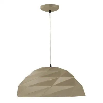 Searchlight Origami 1 viseča svetilka s svetlobno kupolo, kovinsko zlato, E27