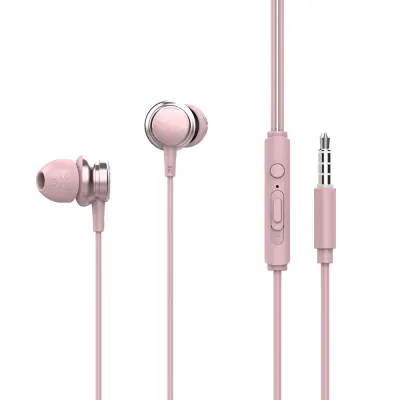 Žične ušesne slušalke z mikrofonom, nadzorom glasnosti, basom za iPhone/prenosni računalnik