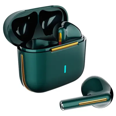 Slušalke Bluetooth 5.2, v uho, mikrofon za upravljanje šumov, stereo bas