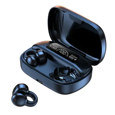 Brezžične ušesne slušalke Bone Conduction Clip-On, športne slušalke z odprtim ušesom