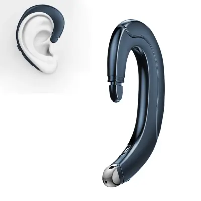 Ena ušesna slušalka Bluetooth 5.0, vodoodporna, upravljanje šumov, zasnova z ušesno kljukico