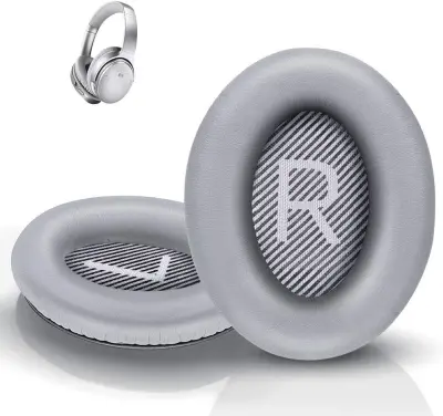 Nadomestne ušesne blazinice za slušalke Bose QC35/QC25/QC15/AE2 - črne