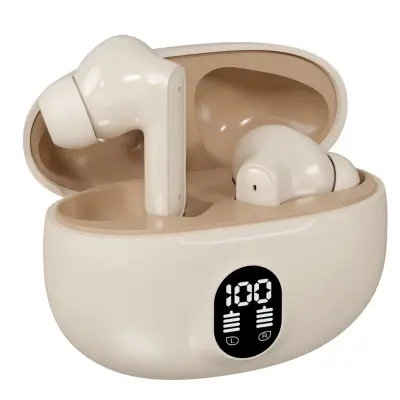 Slušalke IPX5 Bluetooth, brezžične z LED zaslonom, za v uho, brezžične