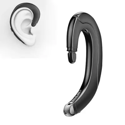 Ena ušesna slušalka Bluetooth 5.0, vodoodporna, upravljanje šumov, zasnova z ušesno kljukico