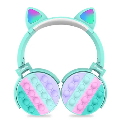 Bluetooth slušalke Pop Bubble, zložljive brezžične naušesne slušalke