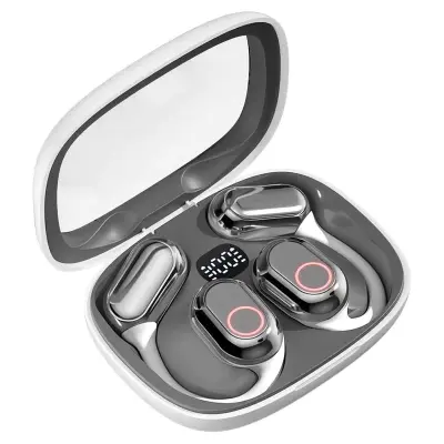 Slušalke Bluetooth s polnilno torbico, ušesnimi kljukicami, upravljanjem hrupa, vodoodporne