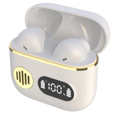 Brezžične slušalke Bluetooth 5.1 z mikrofonom, LED indikatorjem za iPhone Android