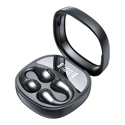Slušalke Bluetooth 5.3 Ear Clip, brezžične, digitalni zaslon, prostoročno