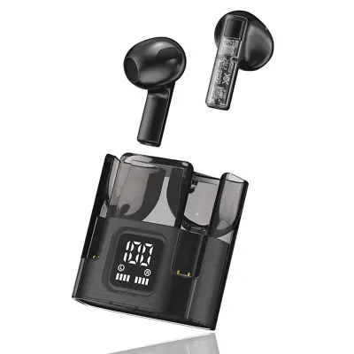 Slušalke Bluetooth 5.3, HiFi zvok, HD mikrofon, dvojni LED zaslon, mini