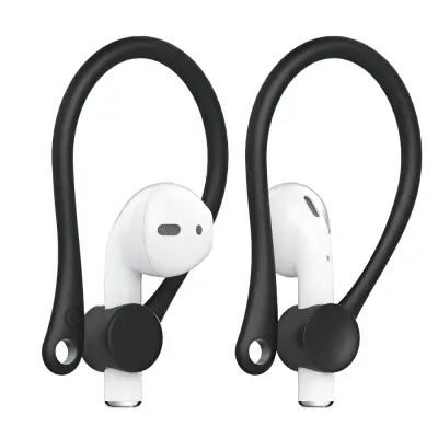 2 para ušesnih kavljev za slušalke AirPods 1/2/3/Pro, proti zdrsu za tek, telovadnico