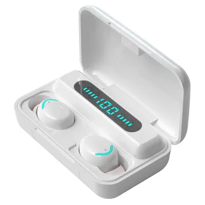 Brezžične ušesne slušalke Bluetooth 5.1, vodoodporne ušesne slušalke z etuijem