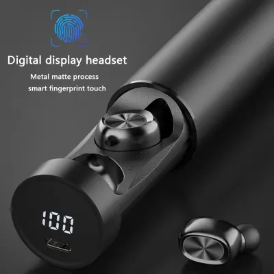 Športne Bluetooth slušalke z LED zaslonom, vodoodporne, upravljanje na dotik