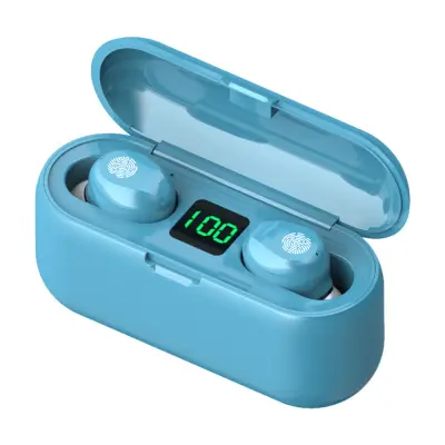 Slušalke Bluetooth 5.1 IPX5 z ohišjem 1200 mAh, stereo nizki toni, upravljanje šumov