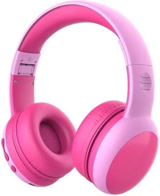 Otroške Bluetooth slušalke z mikrofonom, zaščita za sluh, širok stereo