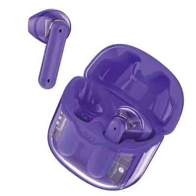 Slušalke Bluetooth 5.3, prozorne stereo slušalke z upravljanjem skupine