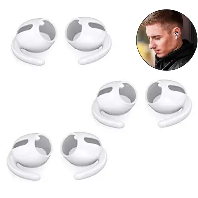 3 pari prevlek za ušesne kljuke AirPods Pro z torbico za shranjevanje, komplet dodatkov