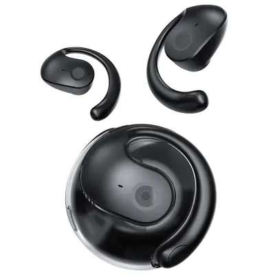 Majhne slušalke Bluetooth, odprti 3D stereo, upravljanje šumov, šport