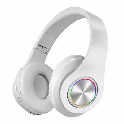 Slušalke Bluetooth Over-Ear, globok bas, mikrofon, naušniki s spominom, zložljive
