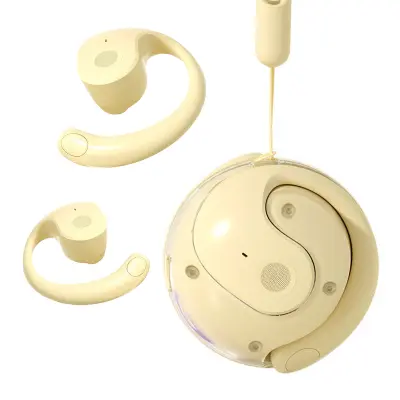 Majhne slušalke Bluetooth, odprti 3D stereo, upravljanje šumov, šport