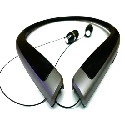 Športne slušalke Bluetooth z ovratnim trakom, mikrofon, zložljive, odporne proti znoju