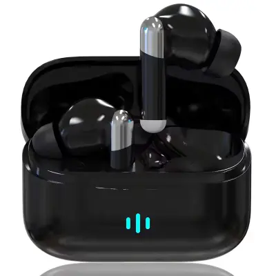 Slušalke Bluetooth 5.3, bas stereo, upravljanje šumov, USB C, Android/iOS