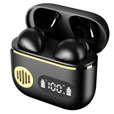 Brezžične slušalke Bluetooth 5.1 z mikrofonom, LED indikatorjem za iPhone Android