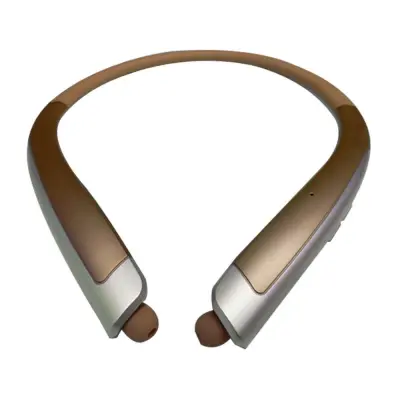 Športne slušalke Bluetooth z ovratnim trakom, mikrofon, zložljive, odporne proti znoju