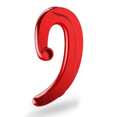 Naušne slušalke Bluetooth Bone Conduction, enojno uho, upravljanje skupine