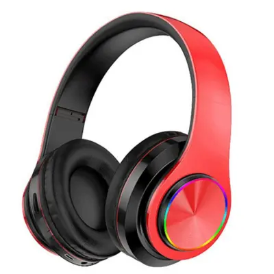 Brezžične Bluetooth naglavne slušalke z mikrofonom, zložljive, lahke