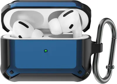 Etui za AirPods Pro, zaščitni ovitek z obeskom za ključe, proti padcem, proti zdrsu