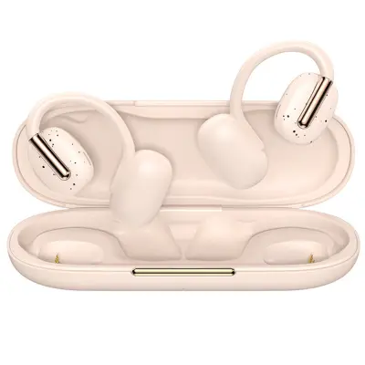 Športne slušalke Bluetooth 5.3 z odprtim ušesom in mikrofonom, vodotesne za tek